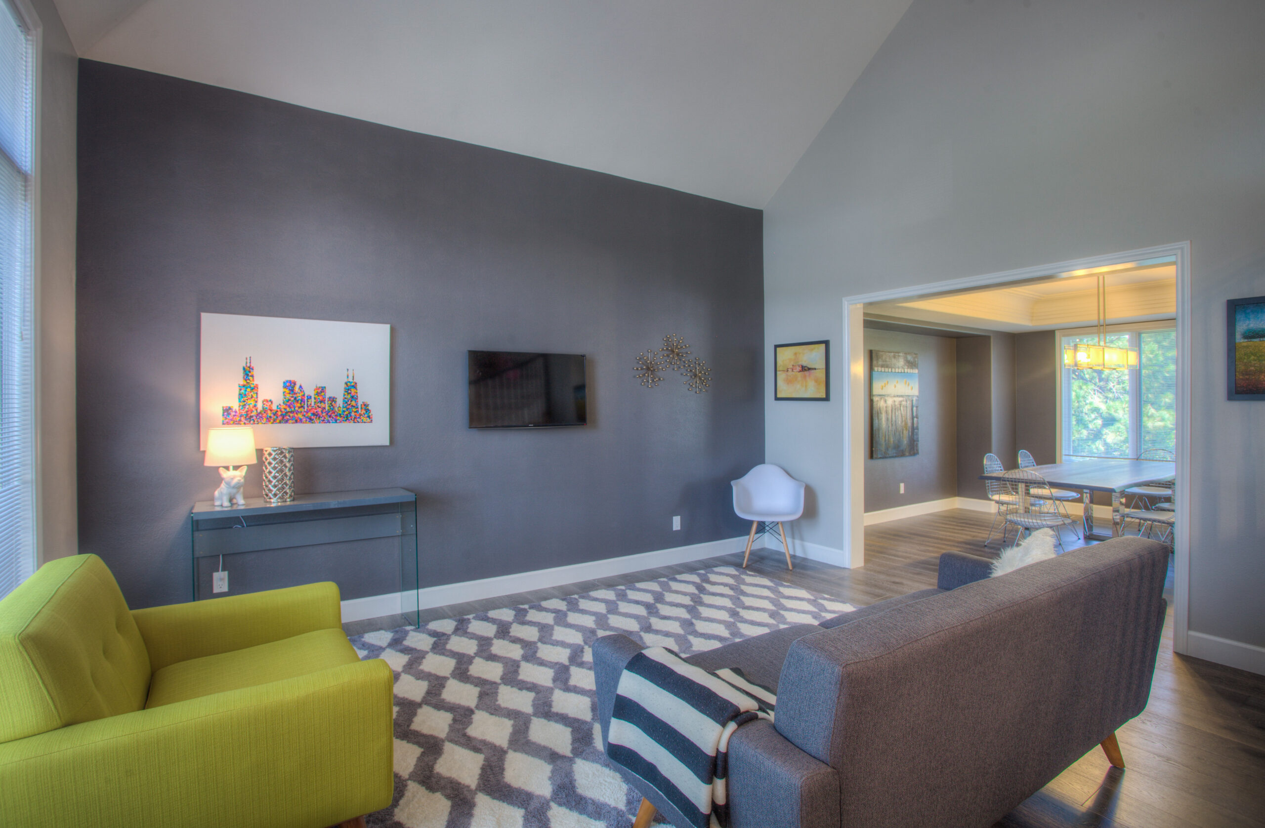 Supported accommodation living room